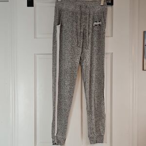 Justice Gray Jogger Sweatpants with Elastic Cuffs